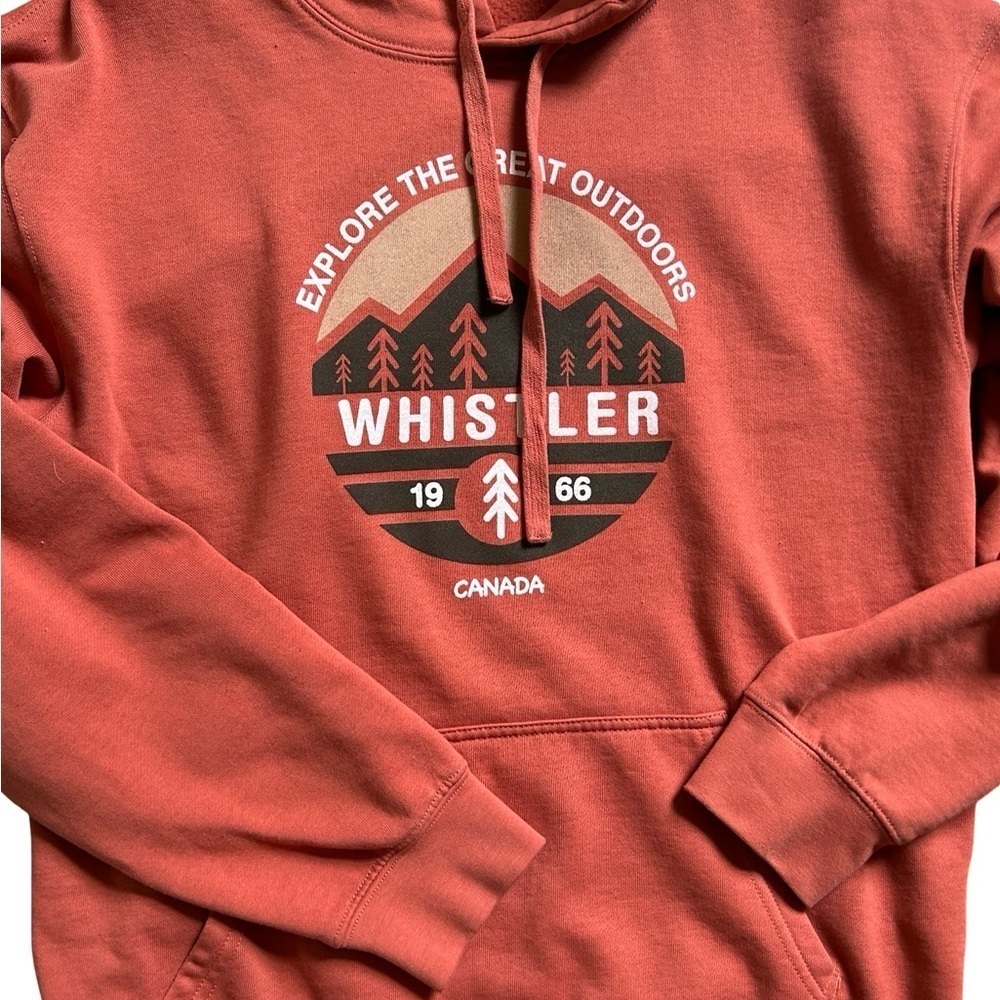 Whistler Canada Explore The Great Outdoors Hoodie Sweatshirt Unisex M - Picture 2 of 6